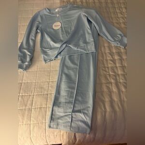 Kids Light Blue Matching Lounge Set